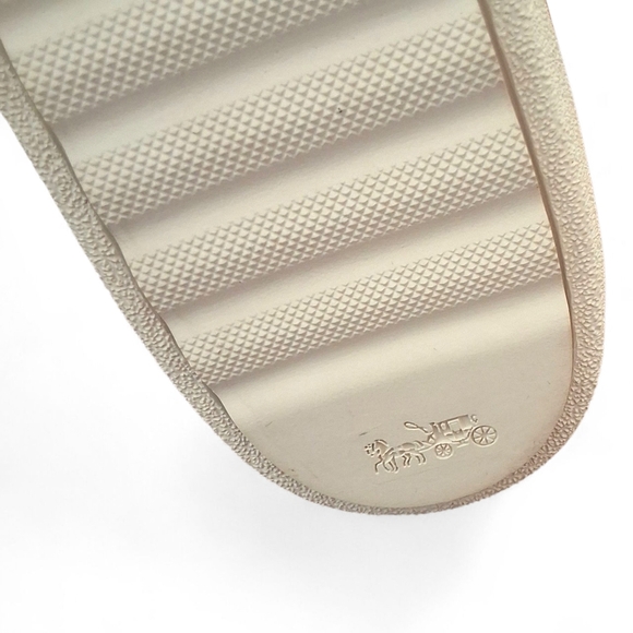 Coach Suede High Top Sneakers with Sequin Floral Embellishment - Picture 9 of 15